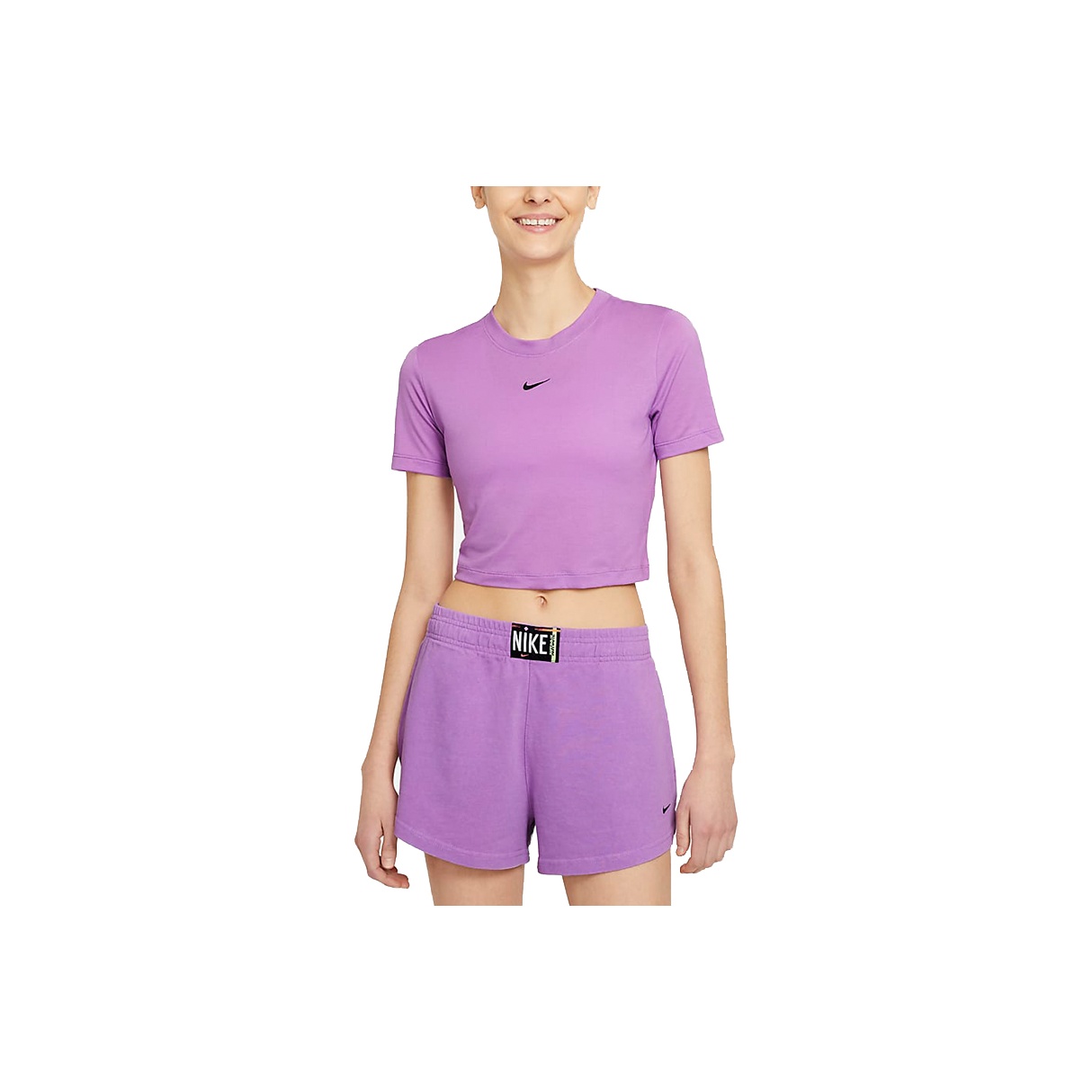 nike shorts and top set women's