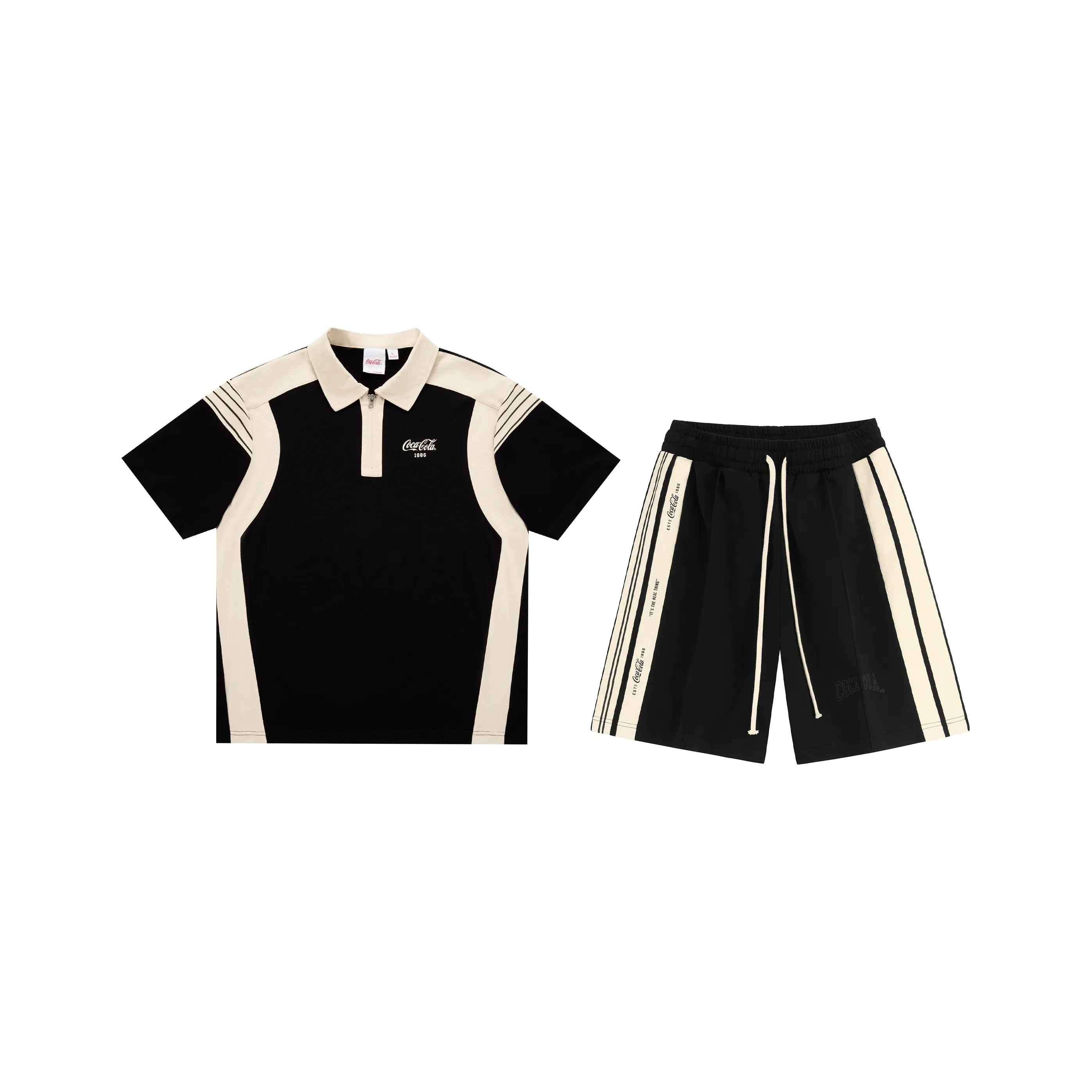 COCA COLA Casual Sports Шорты Комплект Унисекс