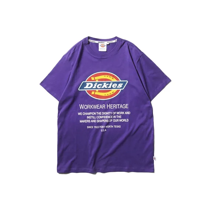 Dickies SS20 Drop Shoulder Sleeve T Shirt Women's Midnight Purple
