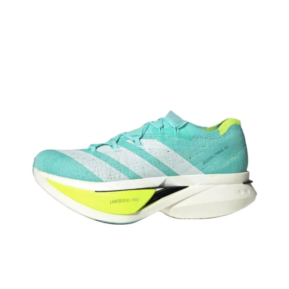 Adidas Adizero Prime X 3,0 Slip Устойчивый к истиранию Низкий Топ Повседневные Беговые кроссовки Унисекс Зеленый
