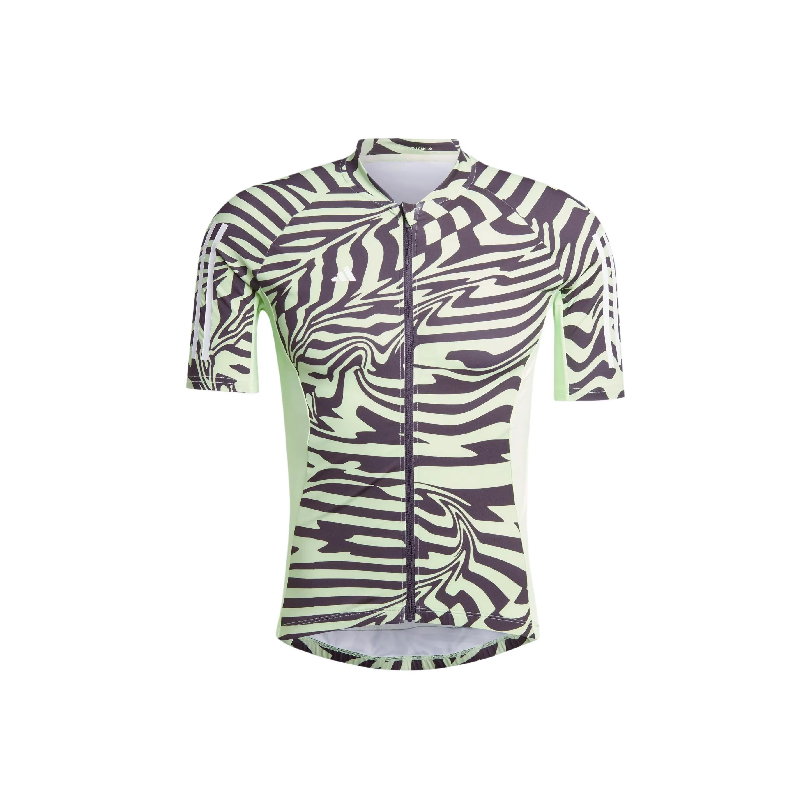 Adidas Essentials Fast Zebra Cycling Jersey Cycling Clothing Men's Green