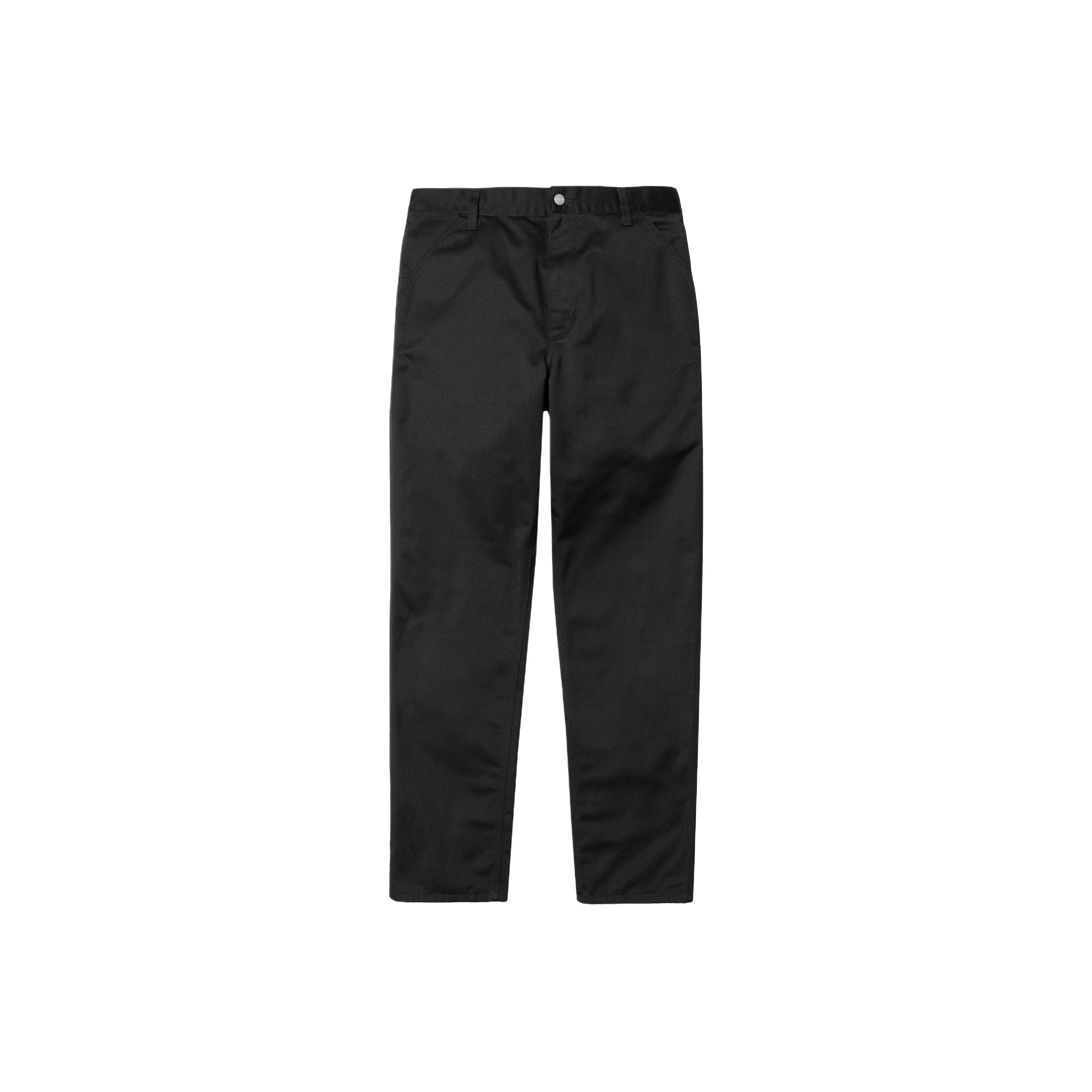 Carhartt WIP Simple Брюки Повседневные Брюки Мужские Черные