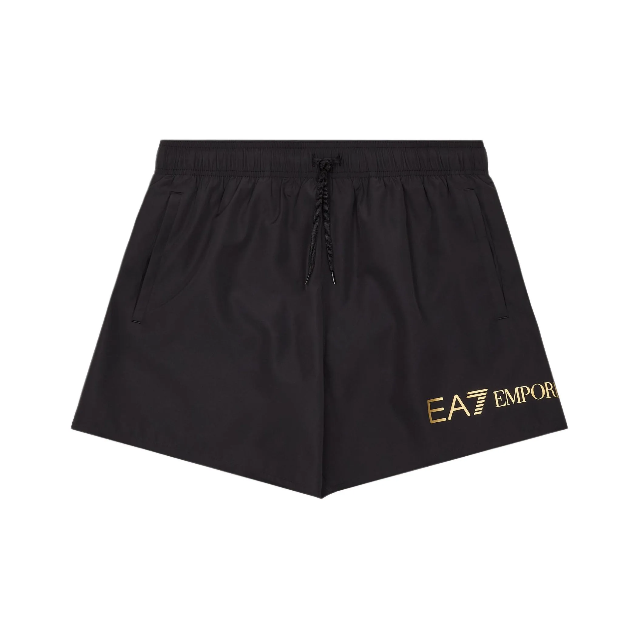 EMPORIO ARMANI EA7 Пляжные шорты Мужские Черные