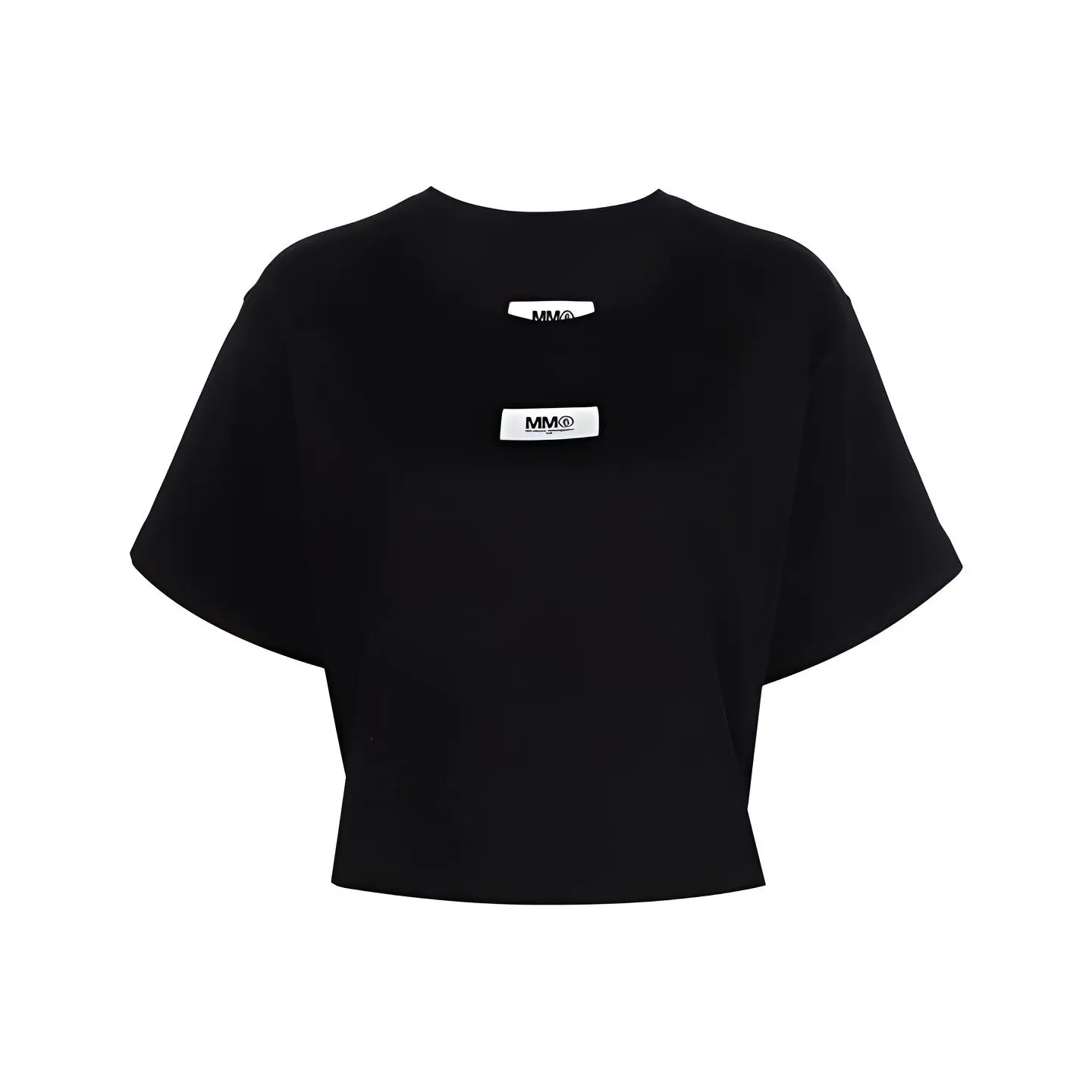 MM6 Maison Margiela Черные Женские Короткие Топы