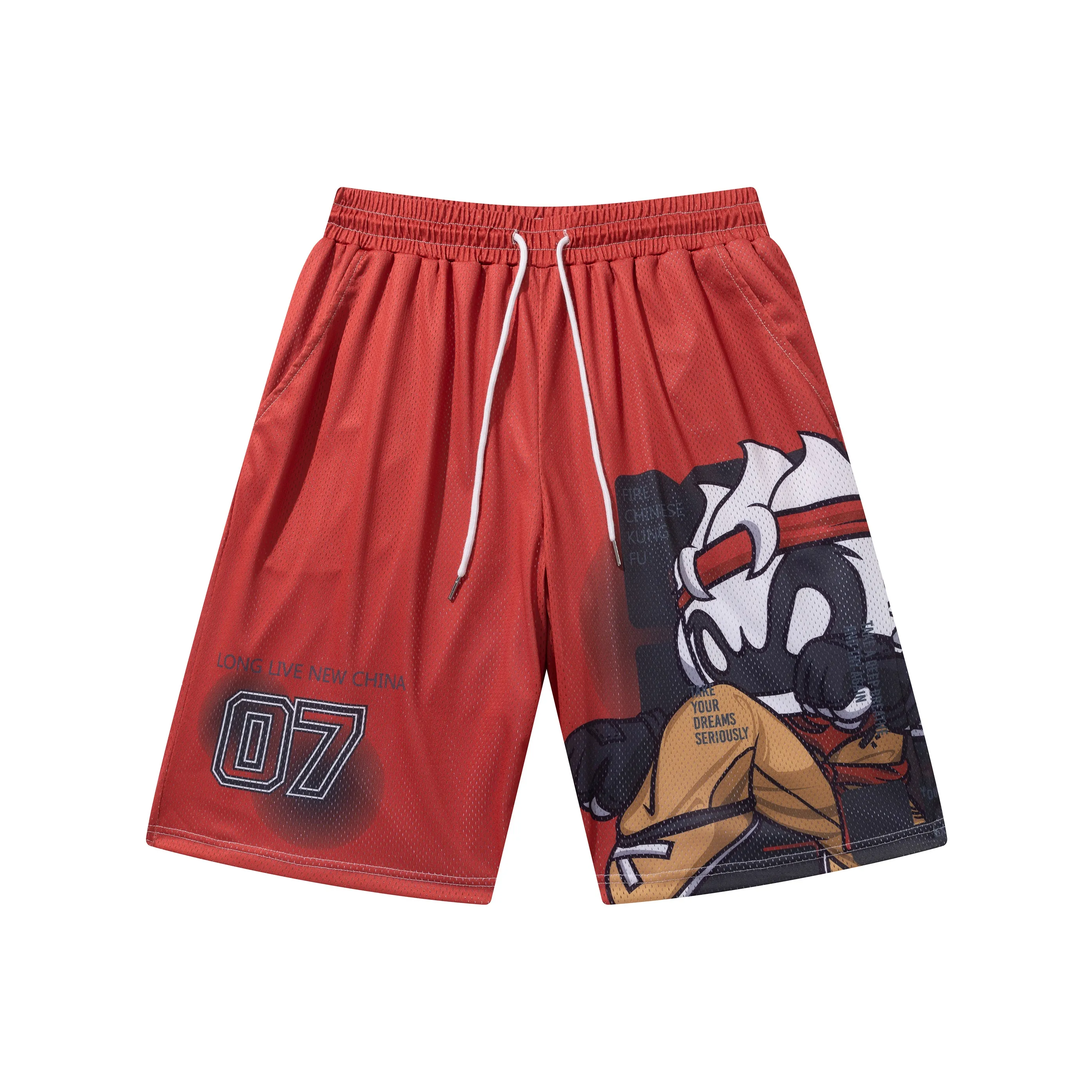 FireMonkey Red Унисекс Баскетбольные шорты