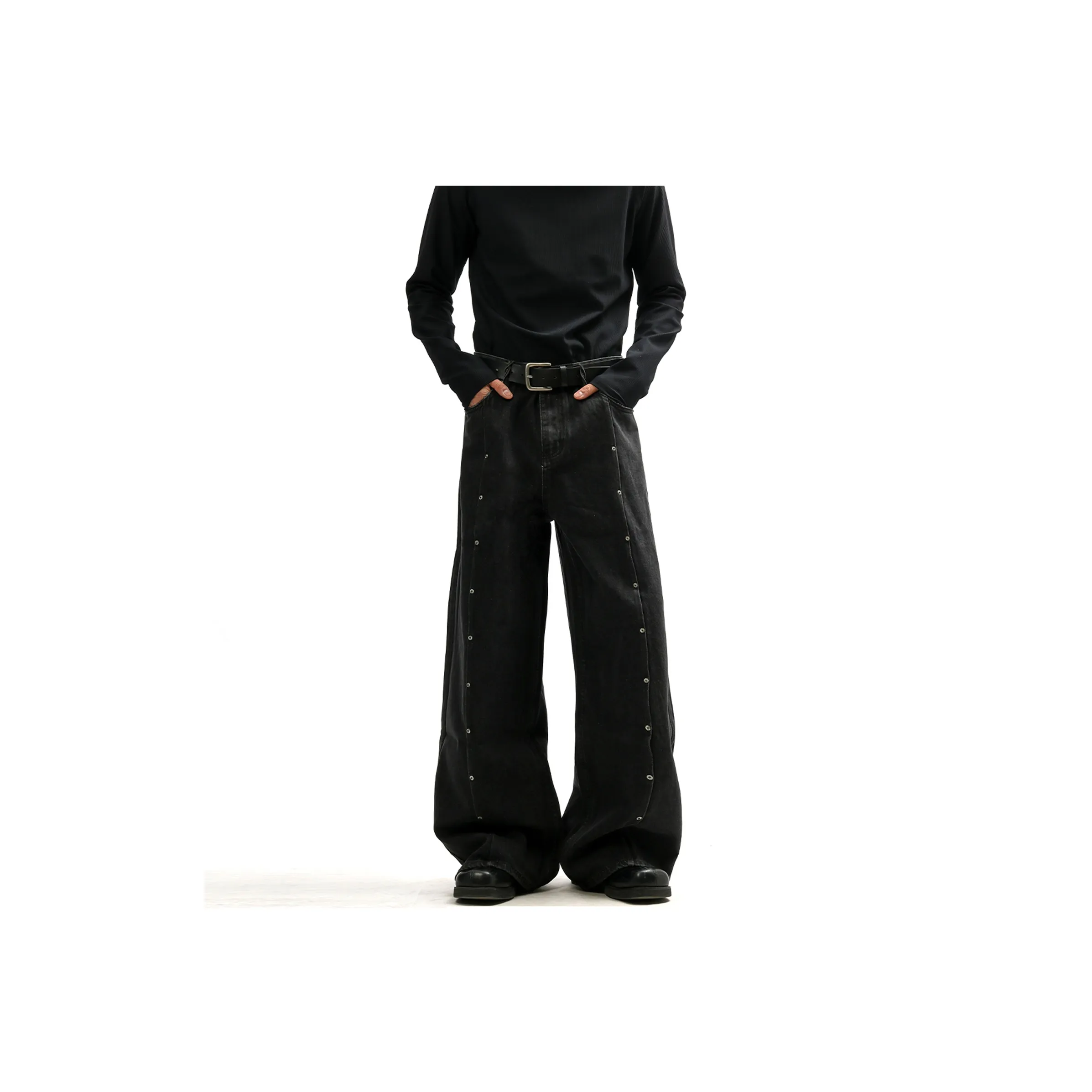 PISYPOX Jeans Unisex Black