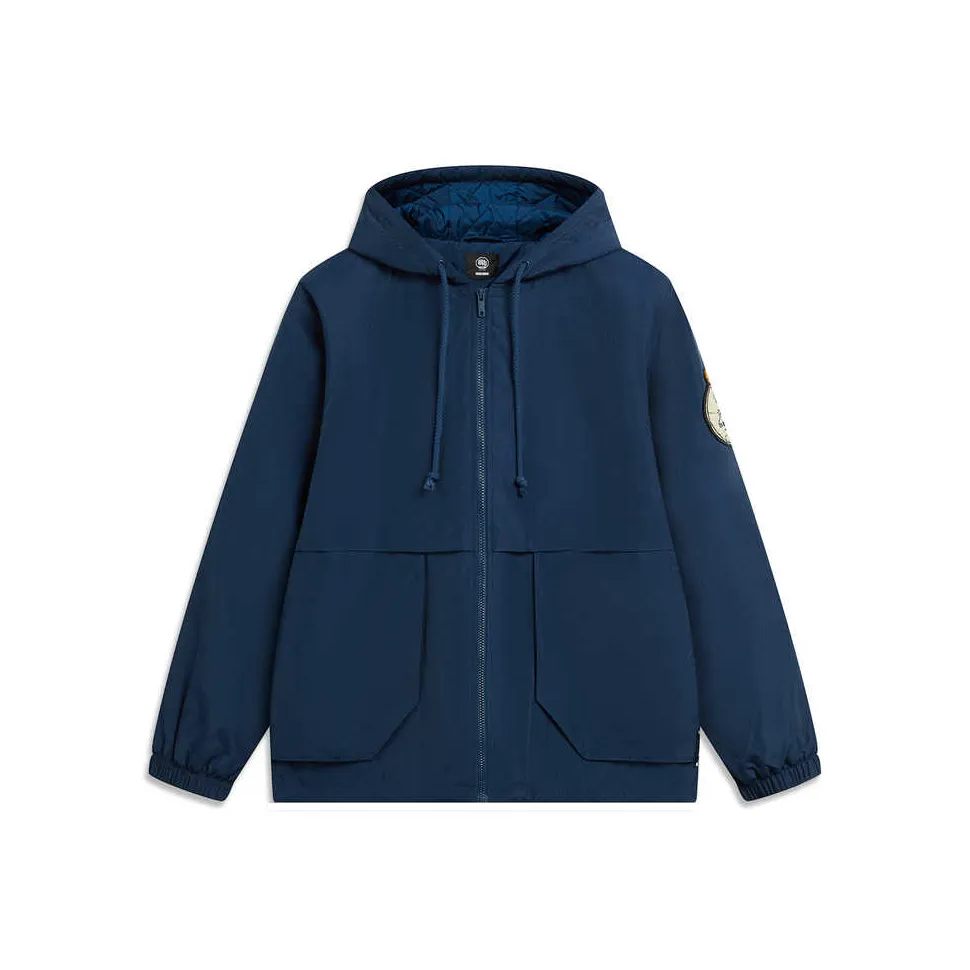 LiNing Sports Life Collection Puffer Jacket Men's Navy Blue