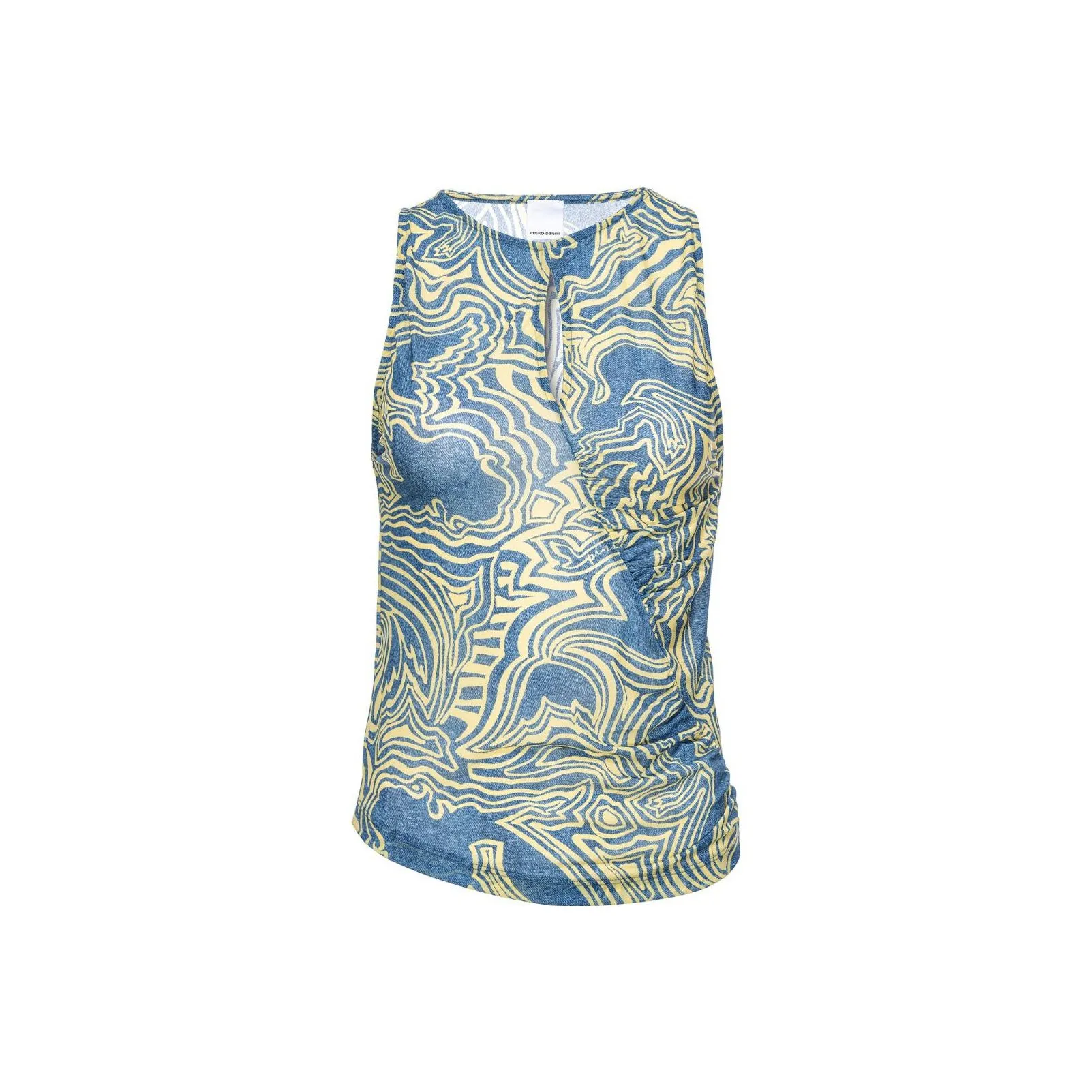 PINKO FW23 Майка Женская Синяя