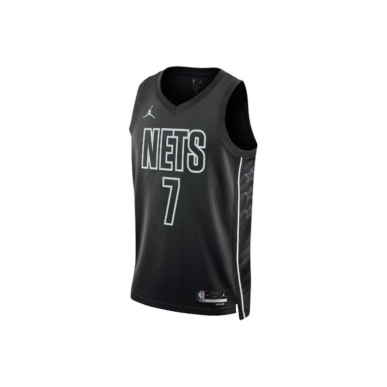 Jordan Brooklyn Nets Basketball Jersey Unisex Black