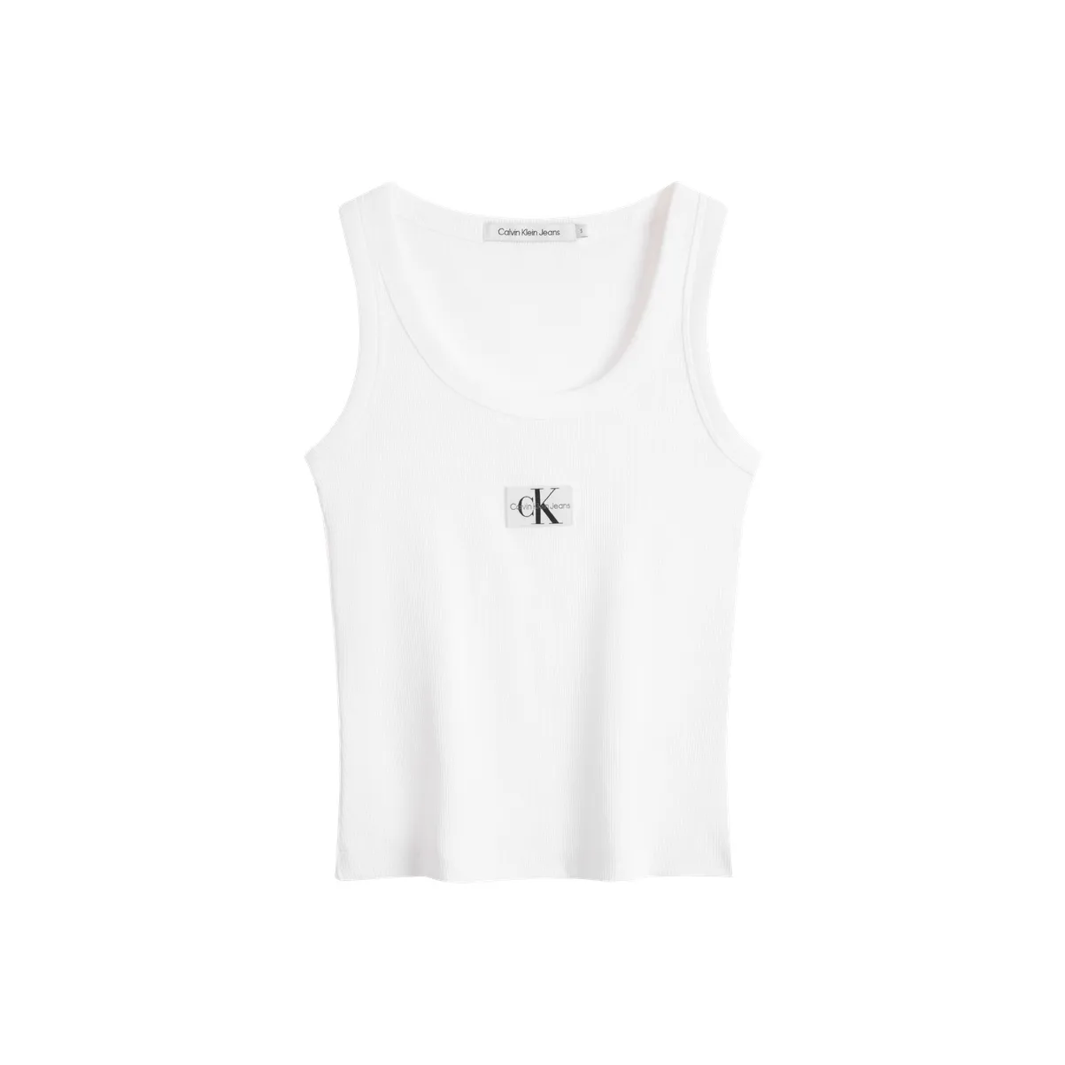 CALVIN KLEIN Tank Top Women's Moon White