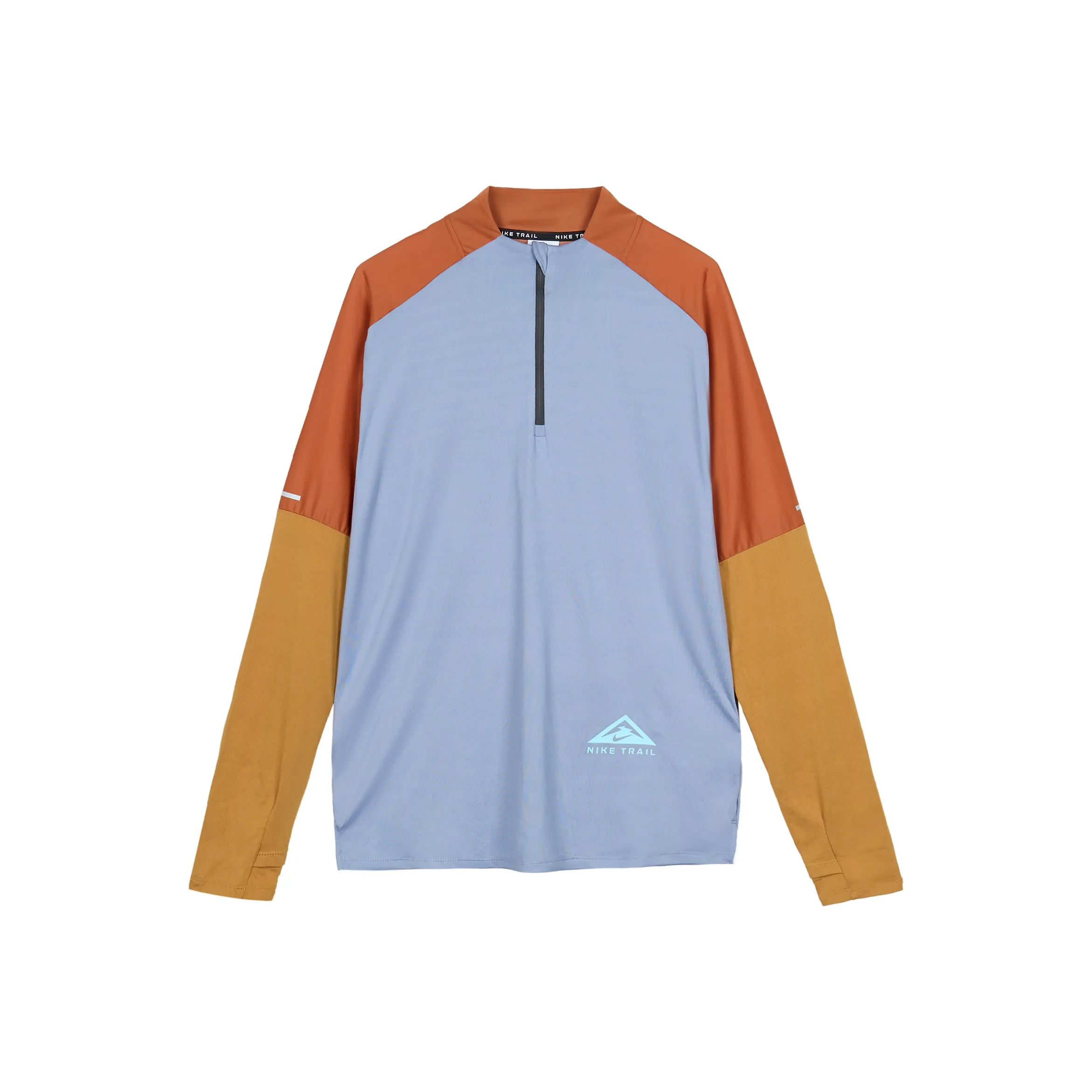 nike Серый Сланцевый синий Мужские беговые T-рубашки