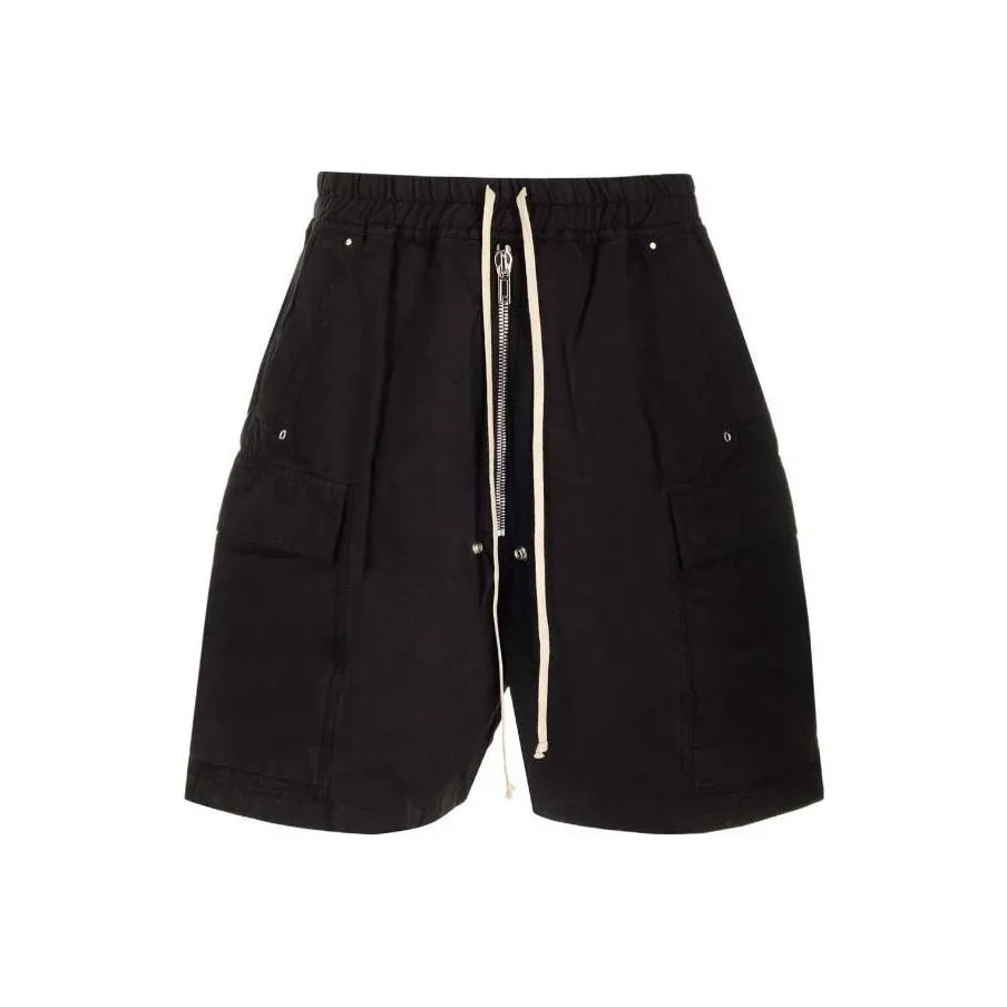 RICK OWENS Cargobela Cotton Bermuda Shorts
