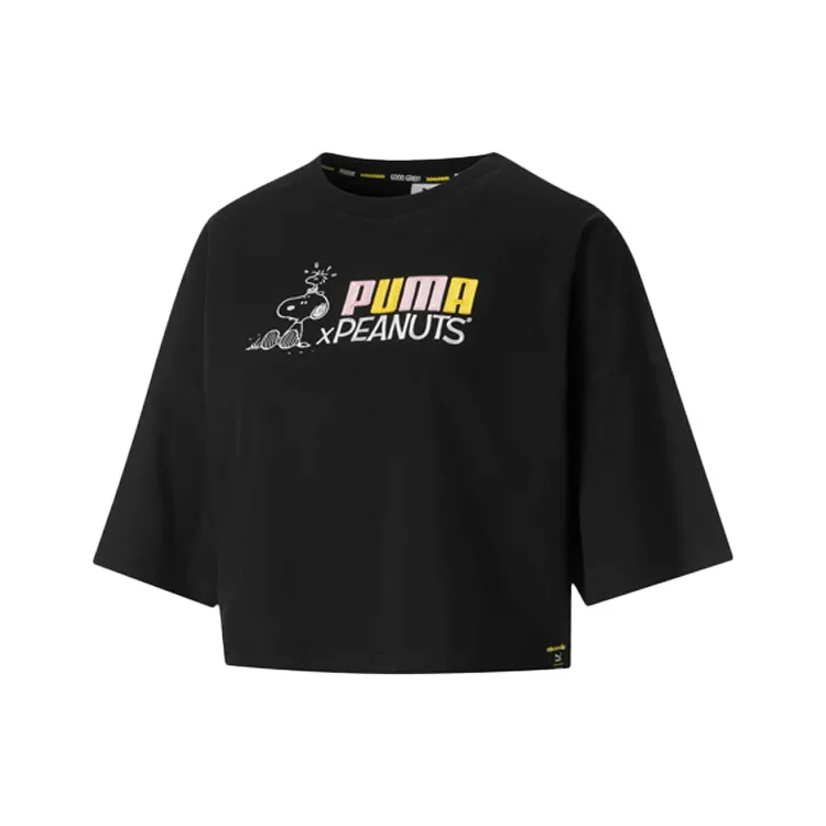 PUMA x PLEASURES Co Фирменный черный Женские короткие топы