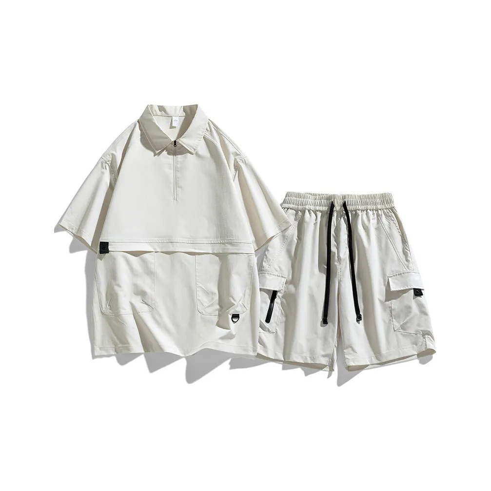 GOOSELIAR T-рубашка шорты комплект унисекс