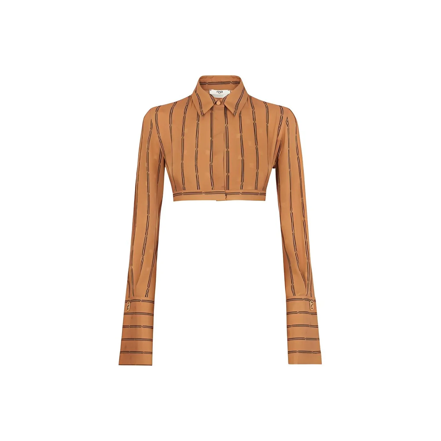 FENDI Pre Owned Karligraphy print Silk Shirt