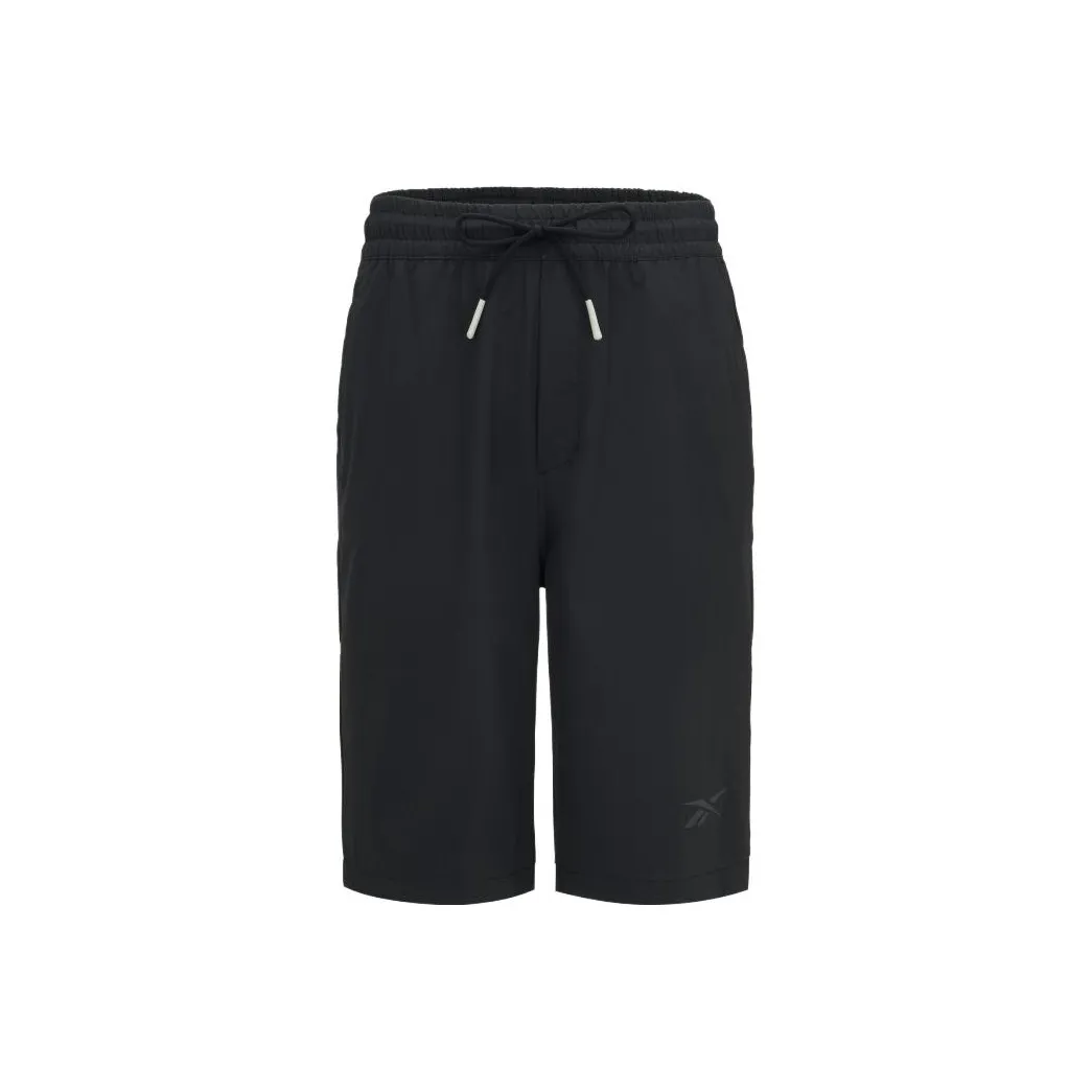 Reebok Beats Плетеные шорты U Повседневные шорты Мужские Черные