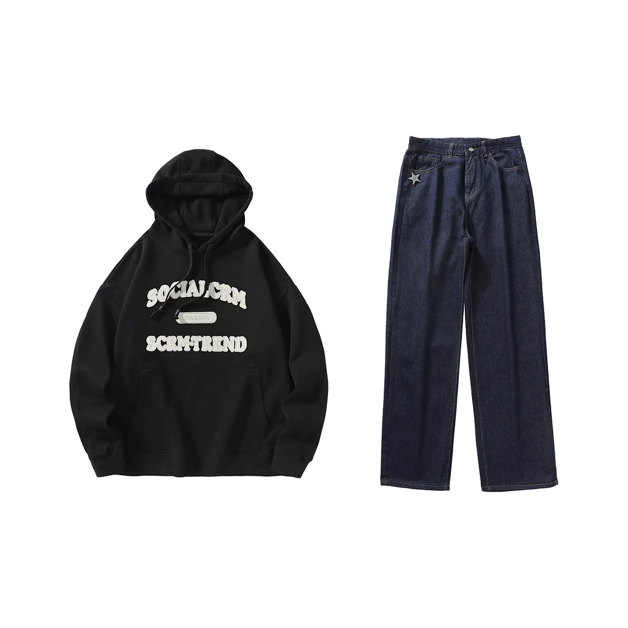 SCRM Sweatshirt Sets Unisex