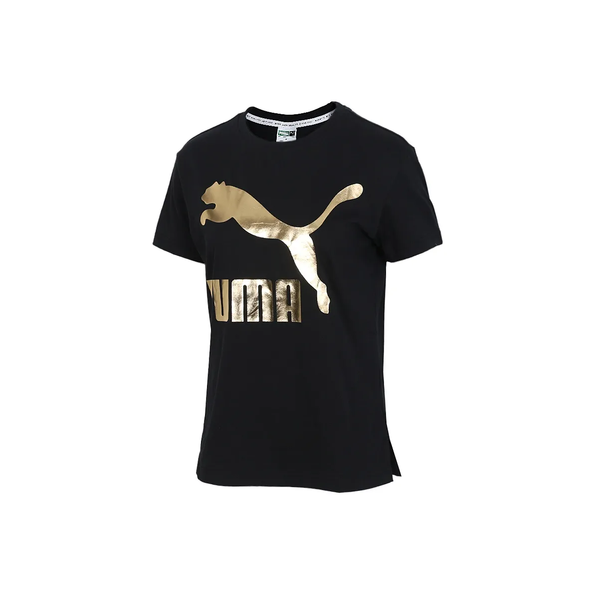 PUMA Комплект с короткими рукавами T-Shirt Женский Черный Золото
