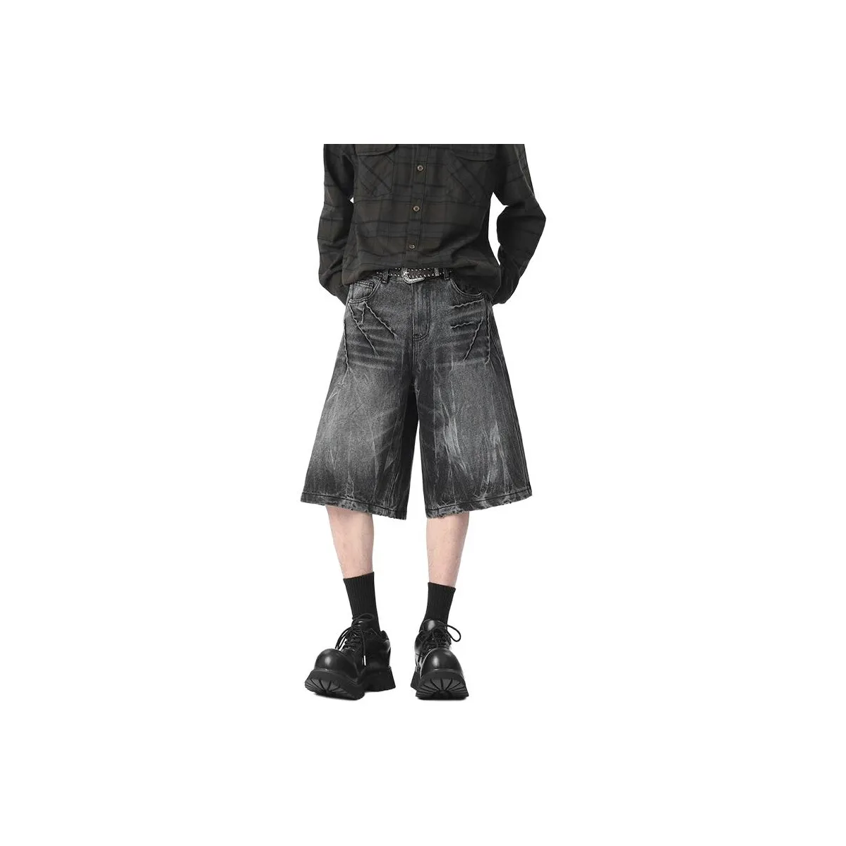 BEAR UNION Denim Shorts Men