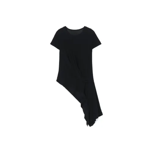 Yohji Yamamoto Черные Женские Футболки