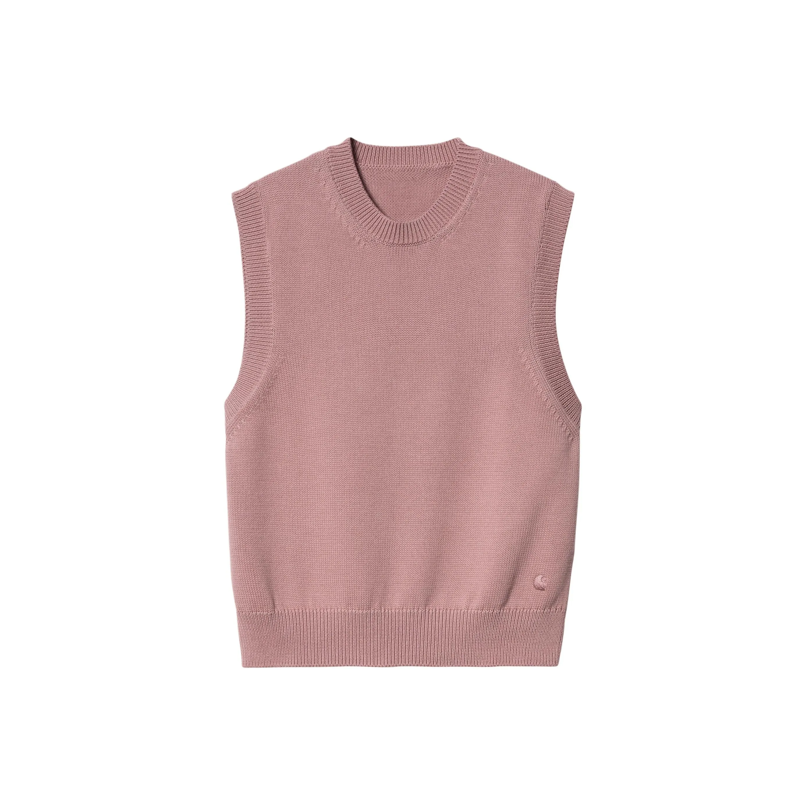 Carhartt WIP SS24 W' Chester Vest Sweater Tank Top Women's Pink
