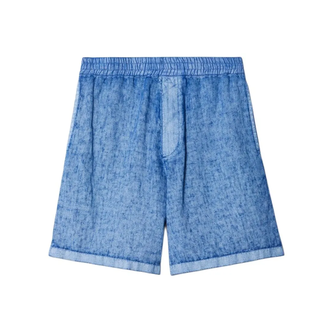 Burberry Equestrian Knight appliqué Linen Shorts