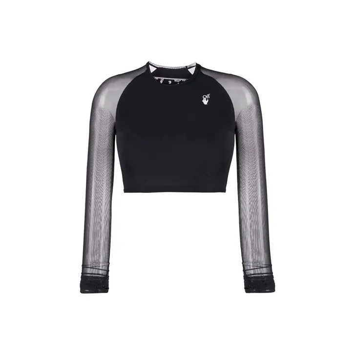 OFF WHITE SS21 Crop Tops Women's Black