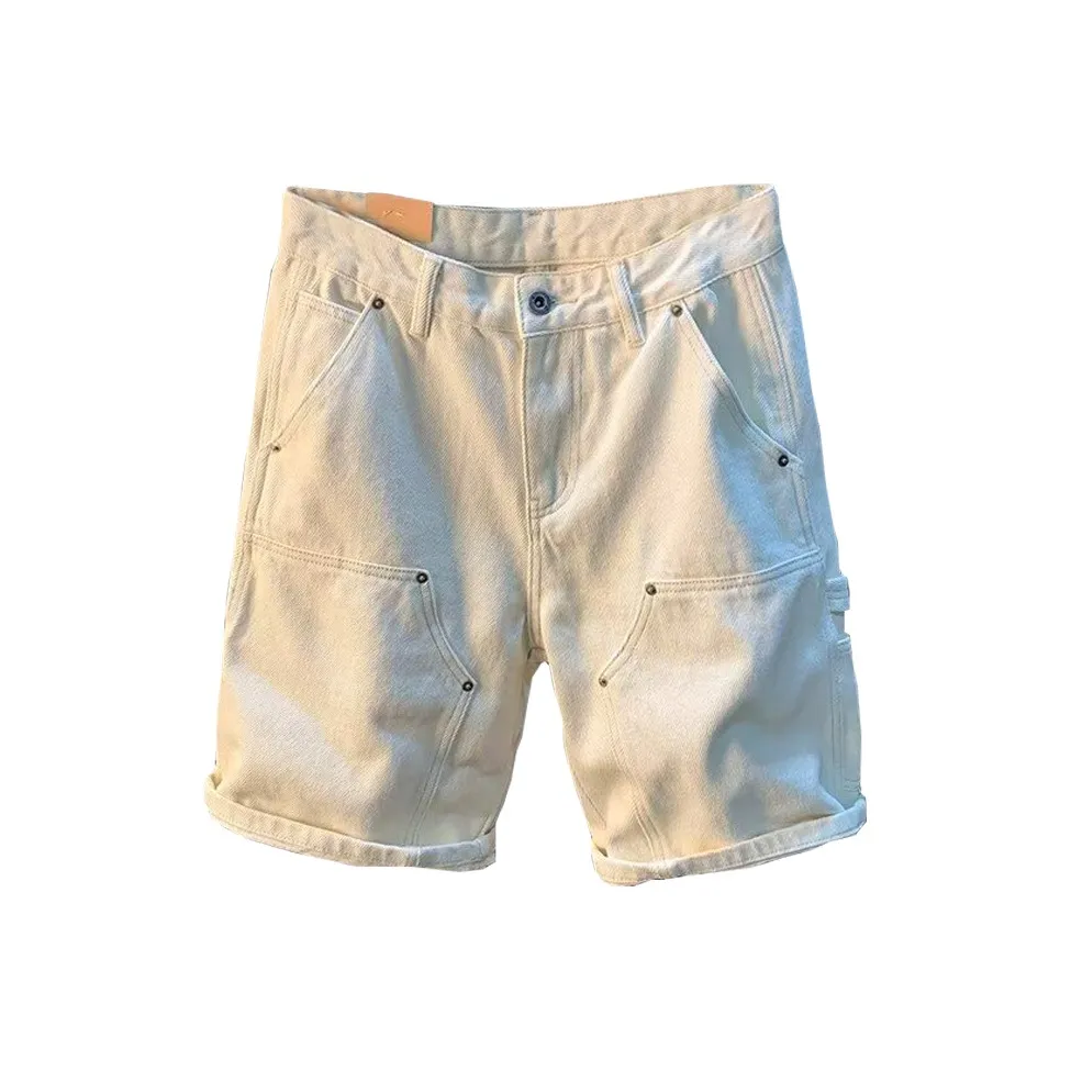 GEOGRE ALEX Джинсовые шорты Мужские Белые