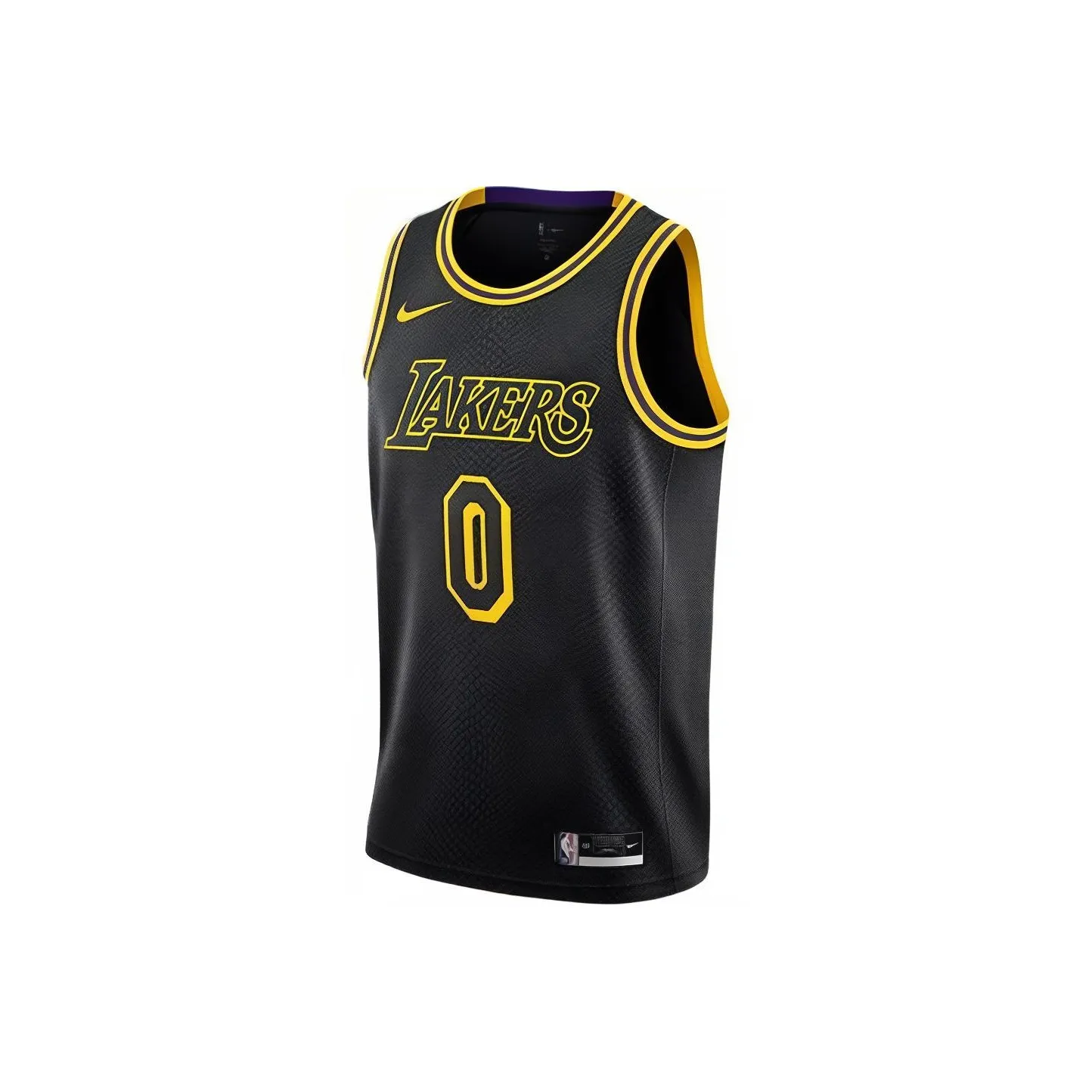 Nike Баскетбольная Джерси Мужская Черная Желтая