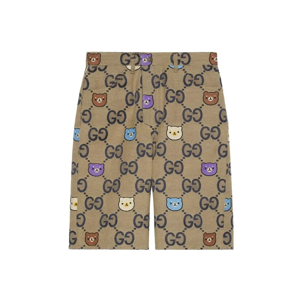 GUCCI SS23 Casual Shorts Men's Khaki