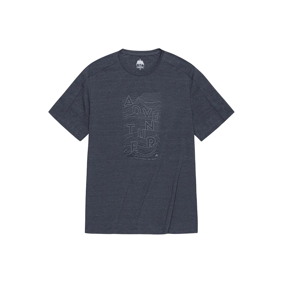 361° Sports Life Collection Т-Рубашка Мужская Crow Циан Серый