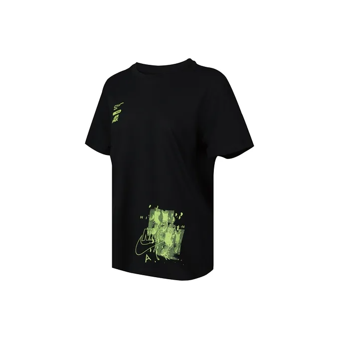 Nike T Shirt Women's Black Green