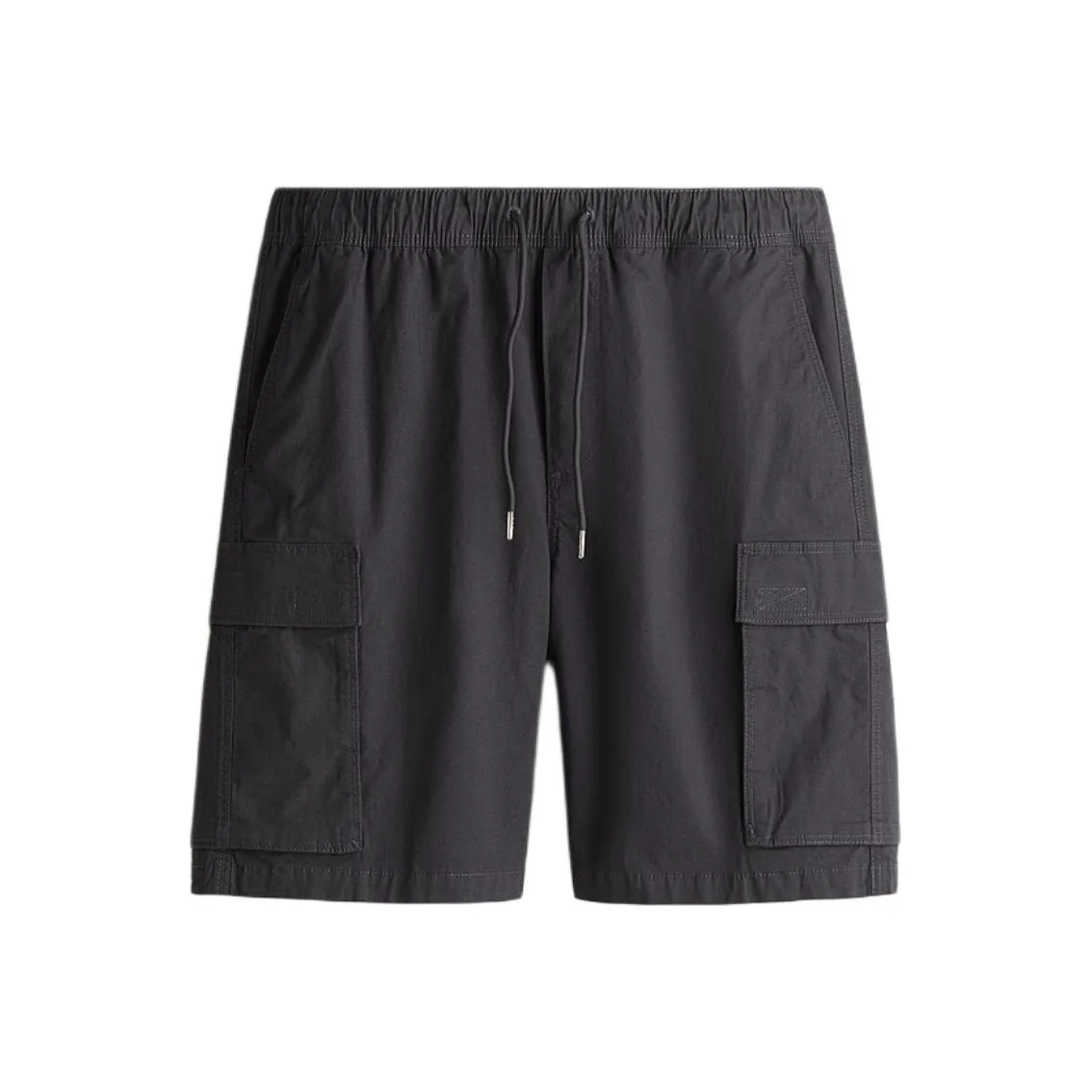 H M Карго Шорты Мужские Темно-Серые