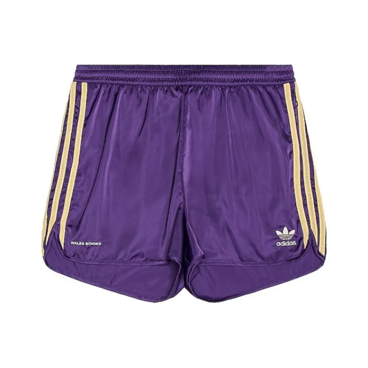 Adidas Originals Wales Bonner 70s Повседневные шорты Мужские Фиолетовые