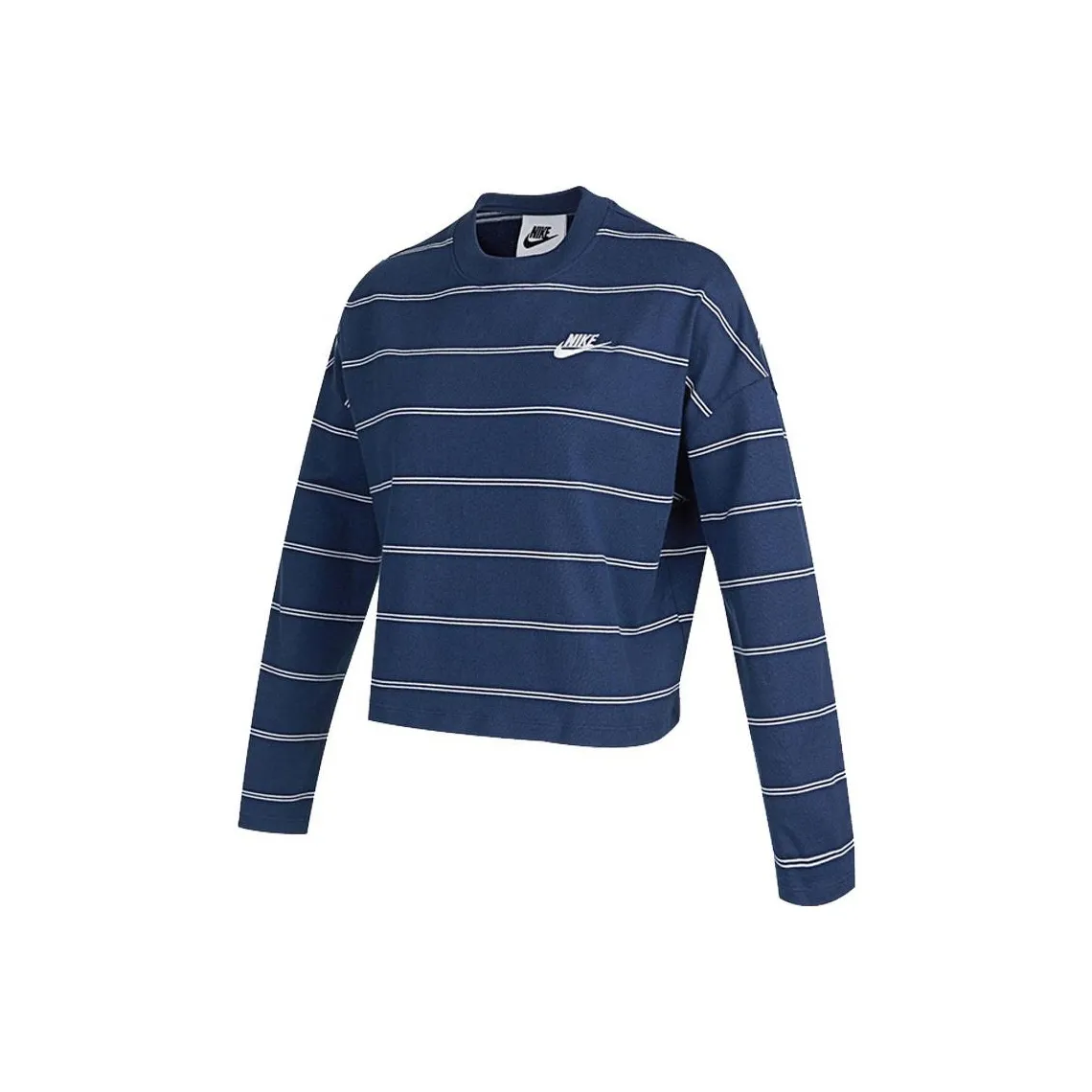 Nike Crop Tops Women's Navy Blue