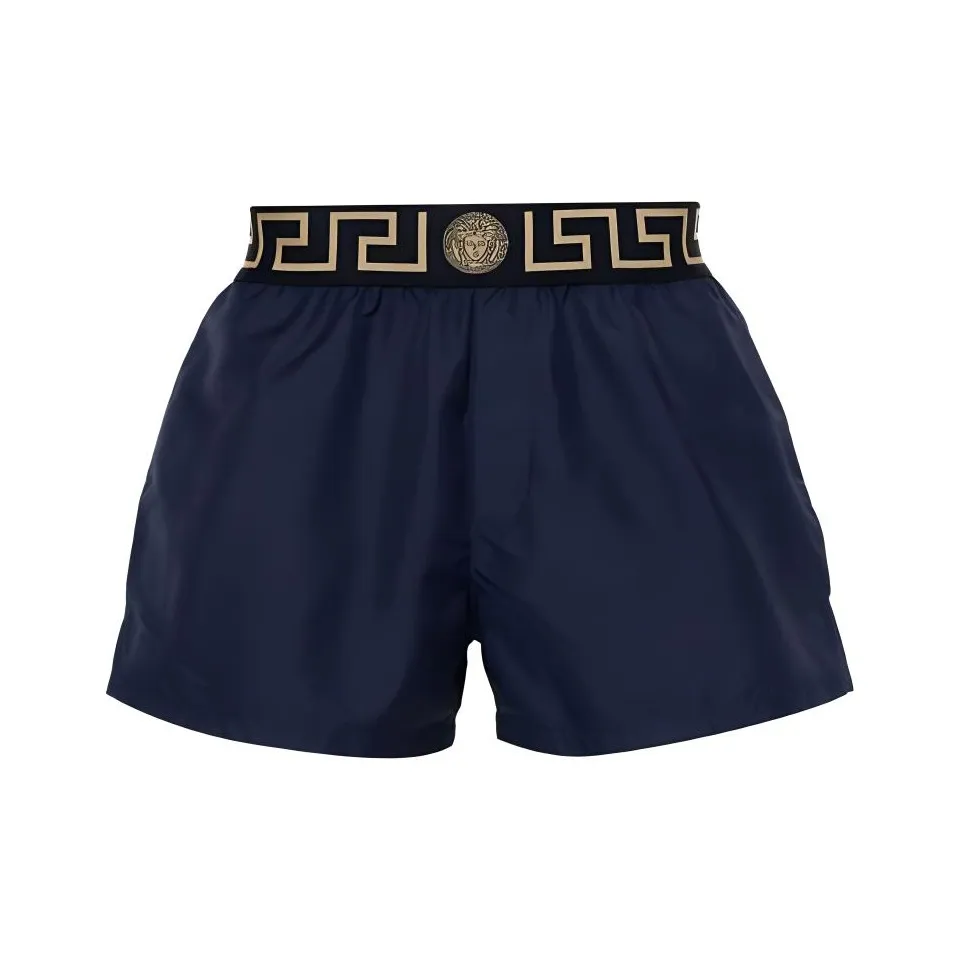 VERSACE Greca Logo Stretched Swim Shorts