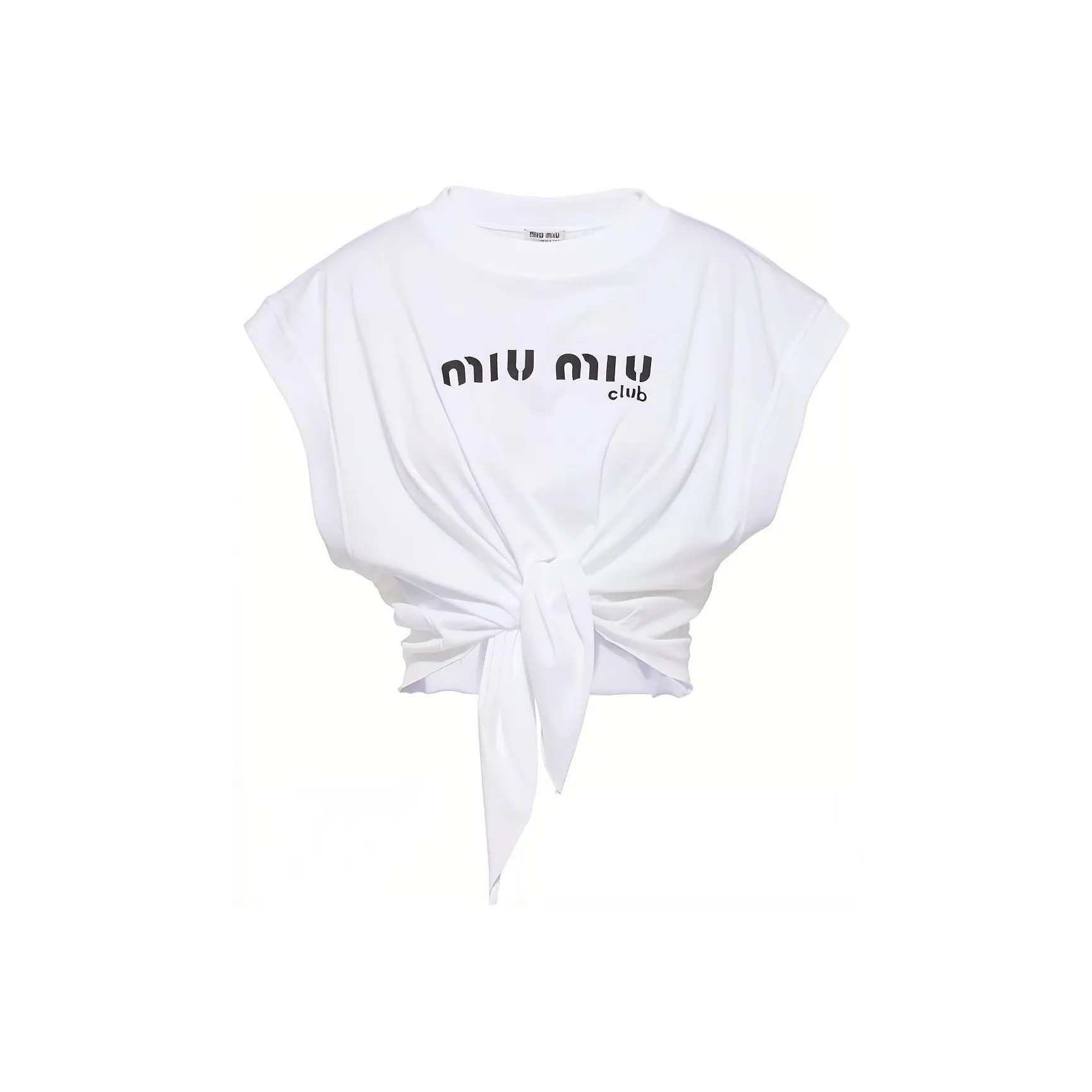 MIU MIU Crop Tops Women's White