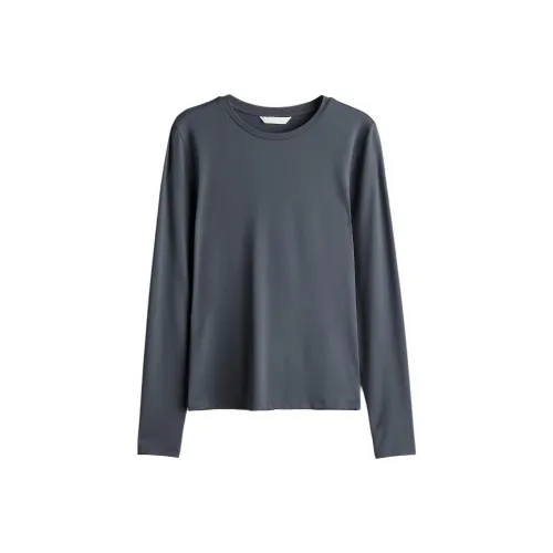 H&M Темно-серые Женские Футболки