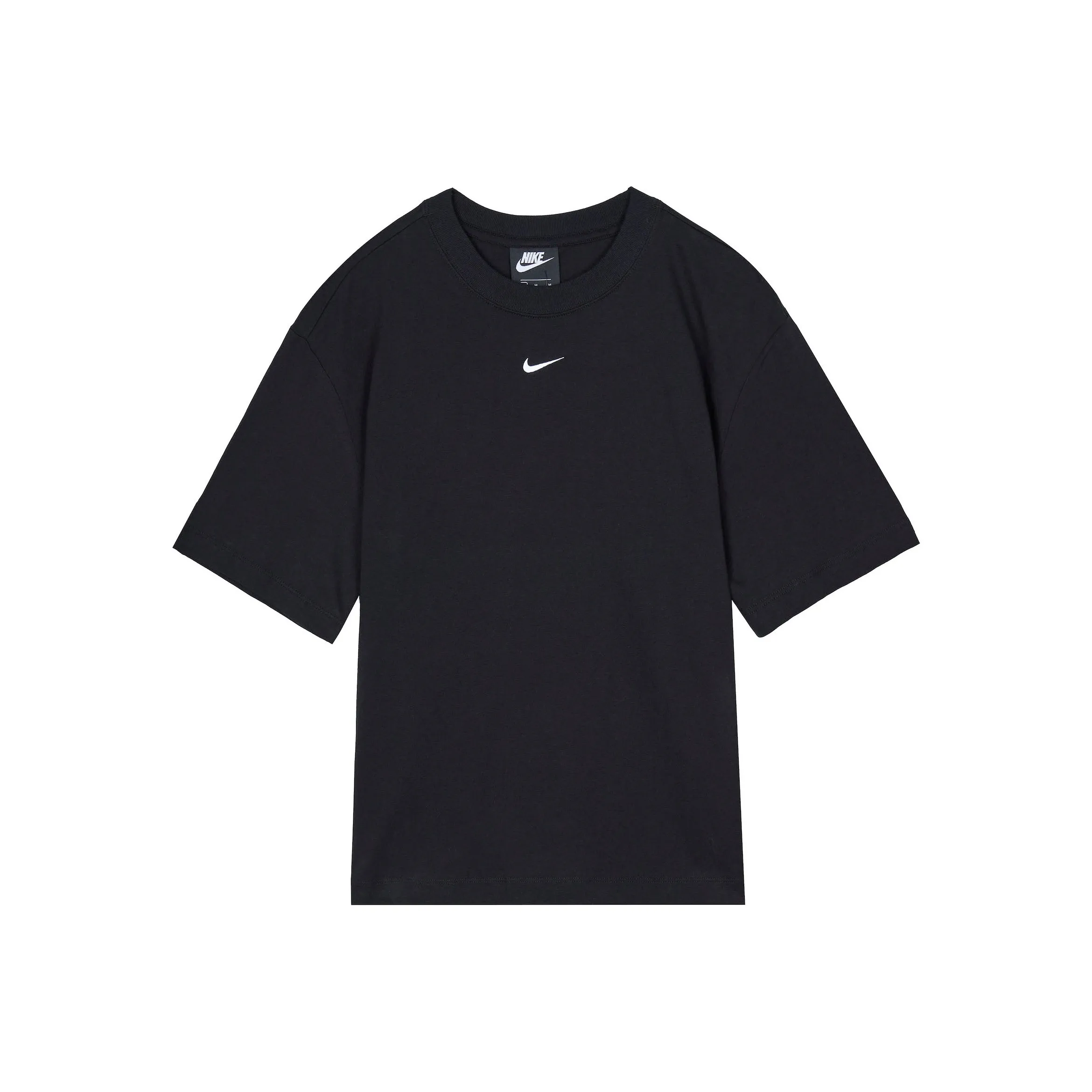 Nike Sportswear Essentials Series Т-рубашка с оборванным рукавом женская черная