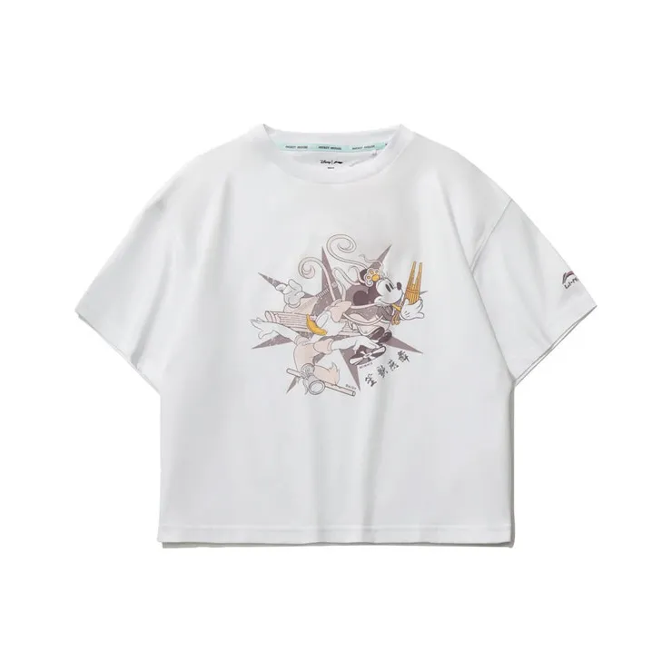 Disney X LINING Disney Crop Tops Women's White