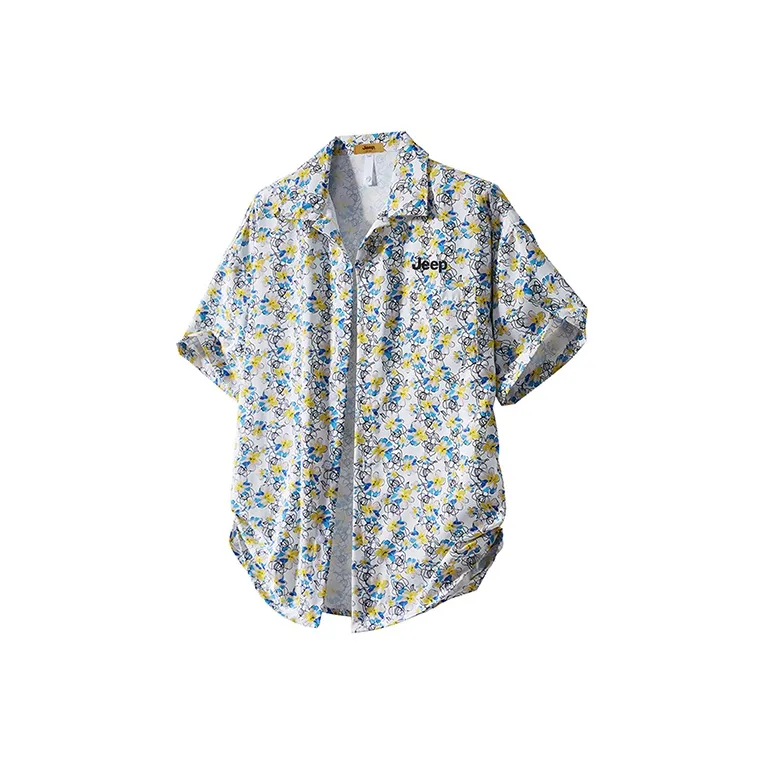 JEEP Короткий рукав рубашка унисекс PATAYA желтый