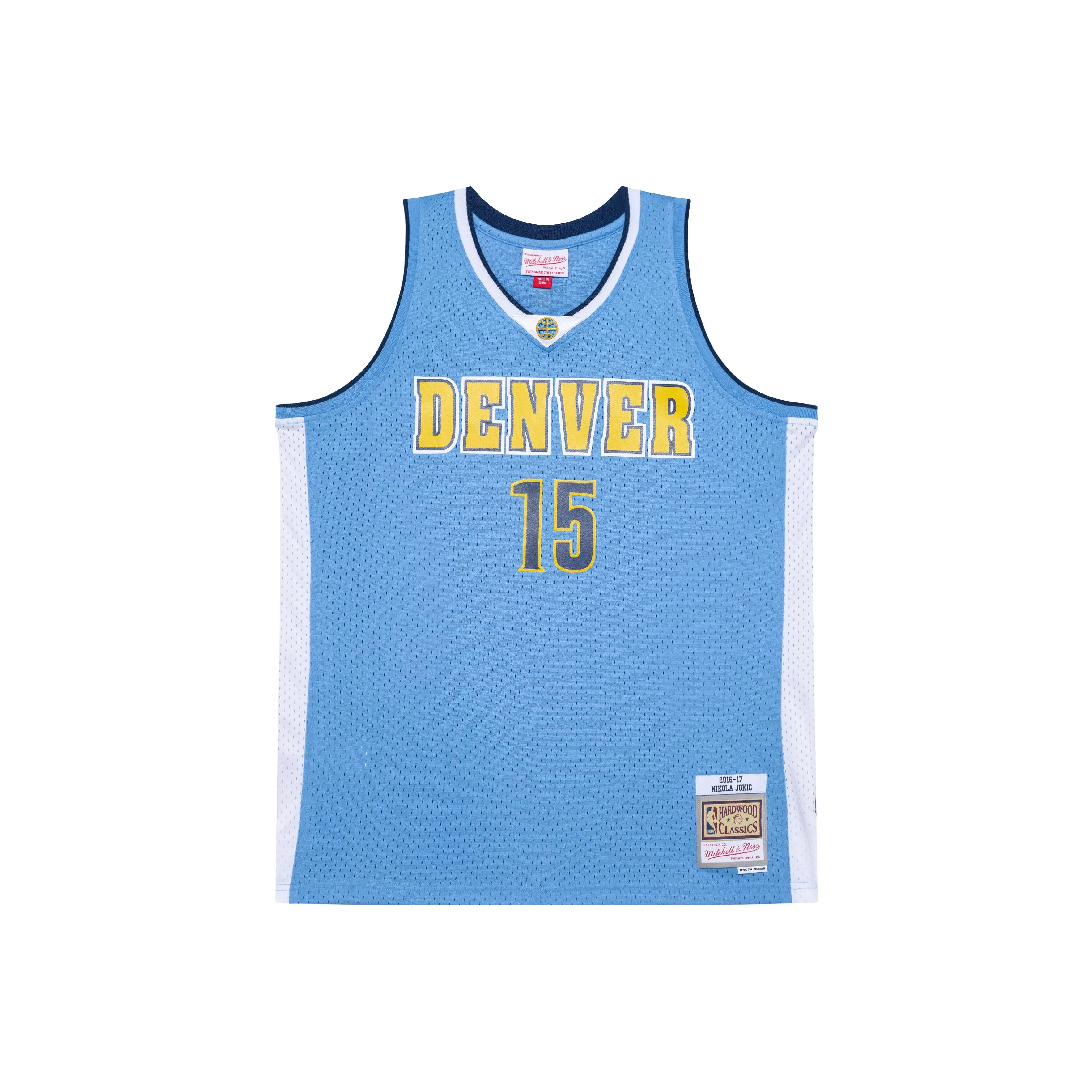 Mitchell Ness Синий Унисекс Баскетбольная Джерси