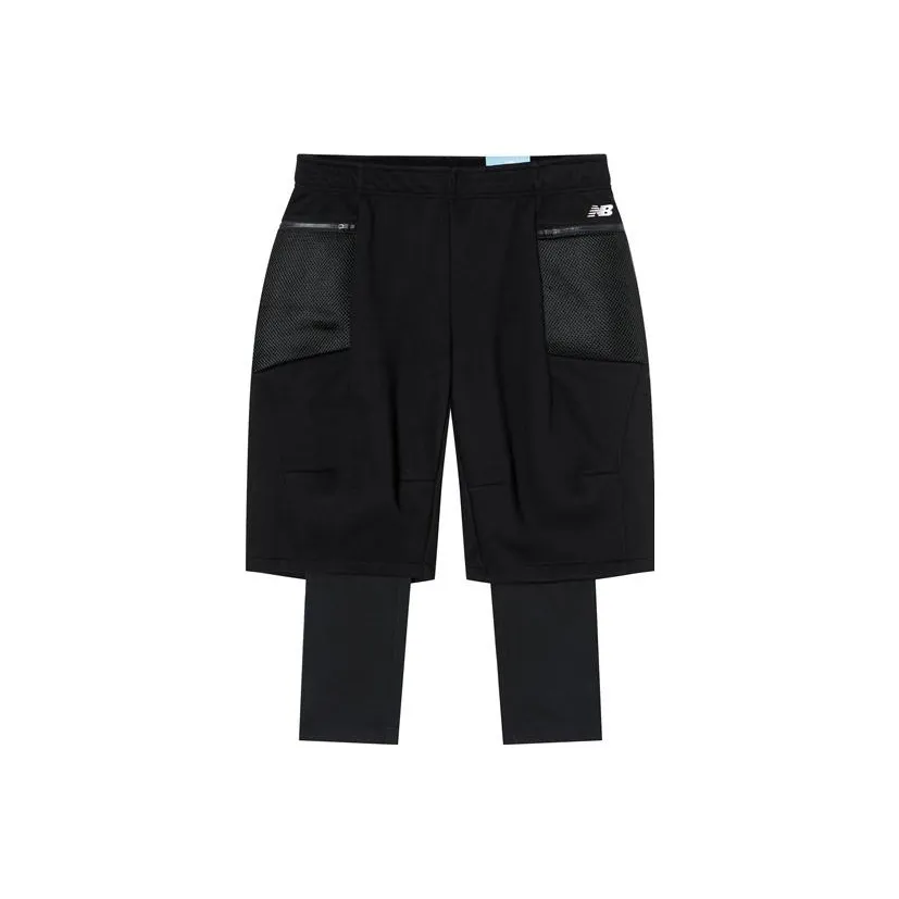New Balance Повседневные шорты Мужские Черные