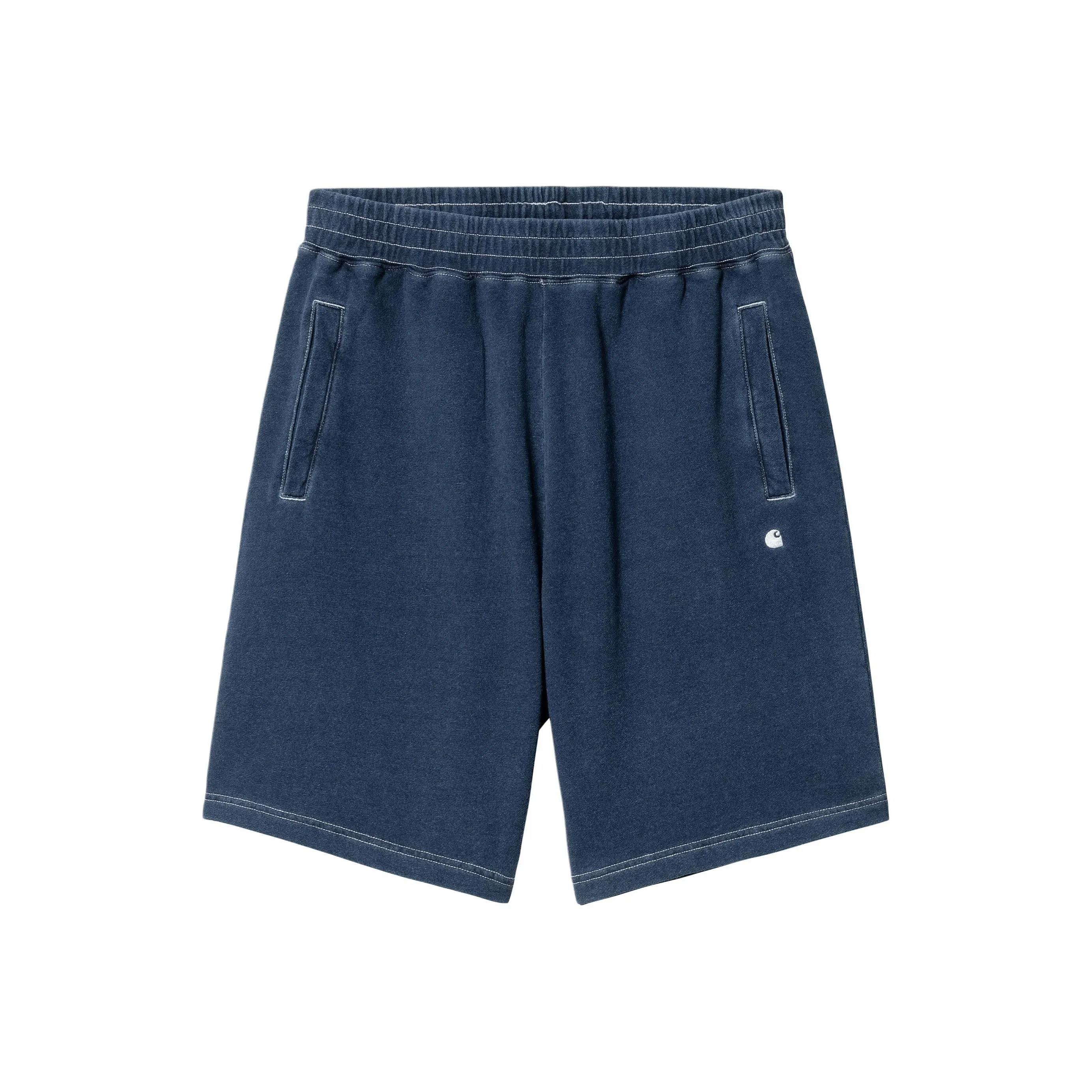 Carhartt WIP SS24 Cobalt Sweatshort Повседневные шорты Унисекс Синий