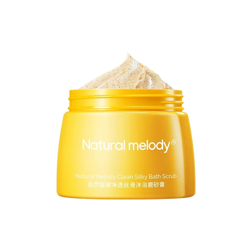 NATURAL MELODY Pure And Шелковистый Гладкий Уход за Телом Скрабы для Умывания