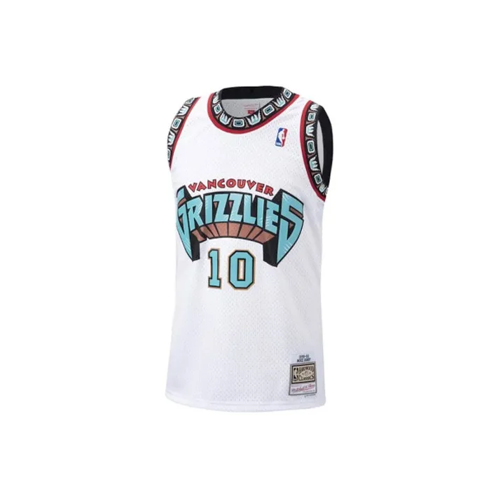 Mitchell & Ness Vancouver Grizzlies Home 1998 99 Mike Bibby Swingman Jersey