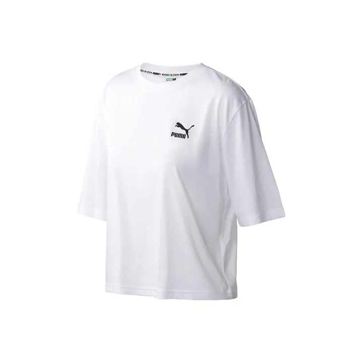 PUMA Graphic Logo T Shirts Women's