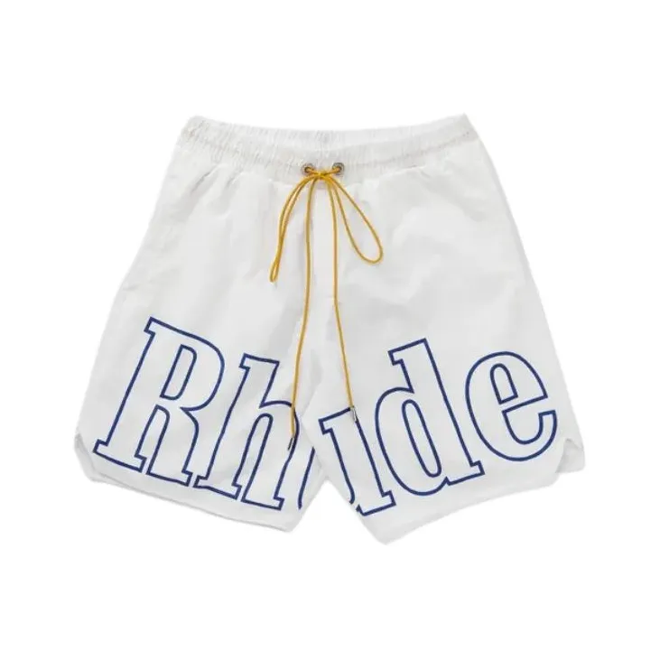 RHUDE Logo print Track Shorts