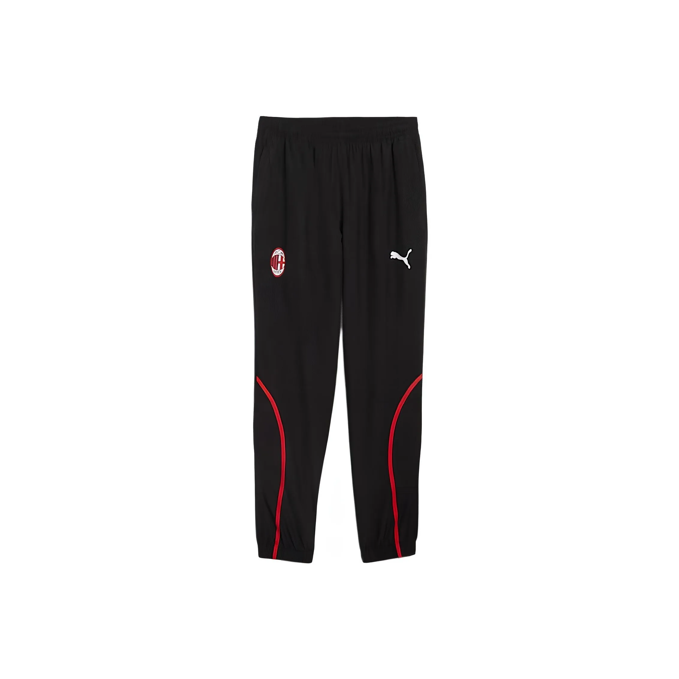 PUMA AC Milan Casual Pants Men's Black Red