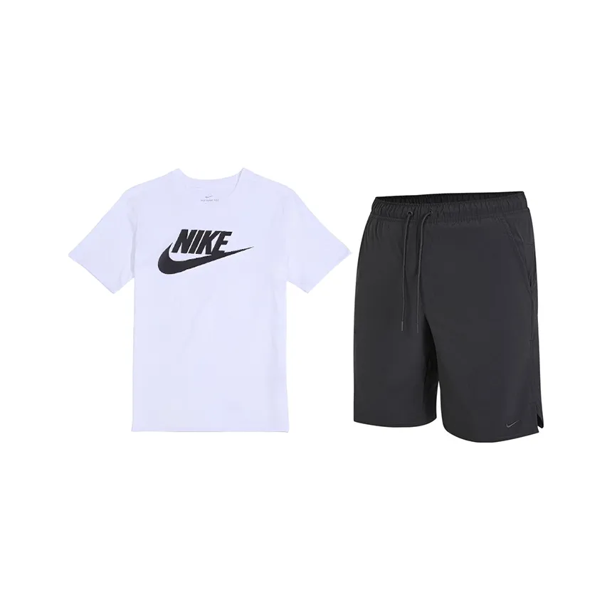 Nike Белый+Черный Мужская Повседневная Спортивная Одежда